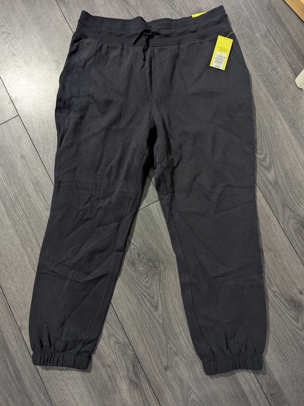 all in motion Black Drawstring Joggers with Elastic Cuffs